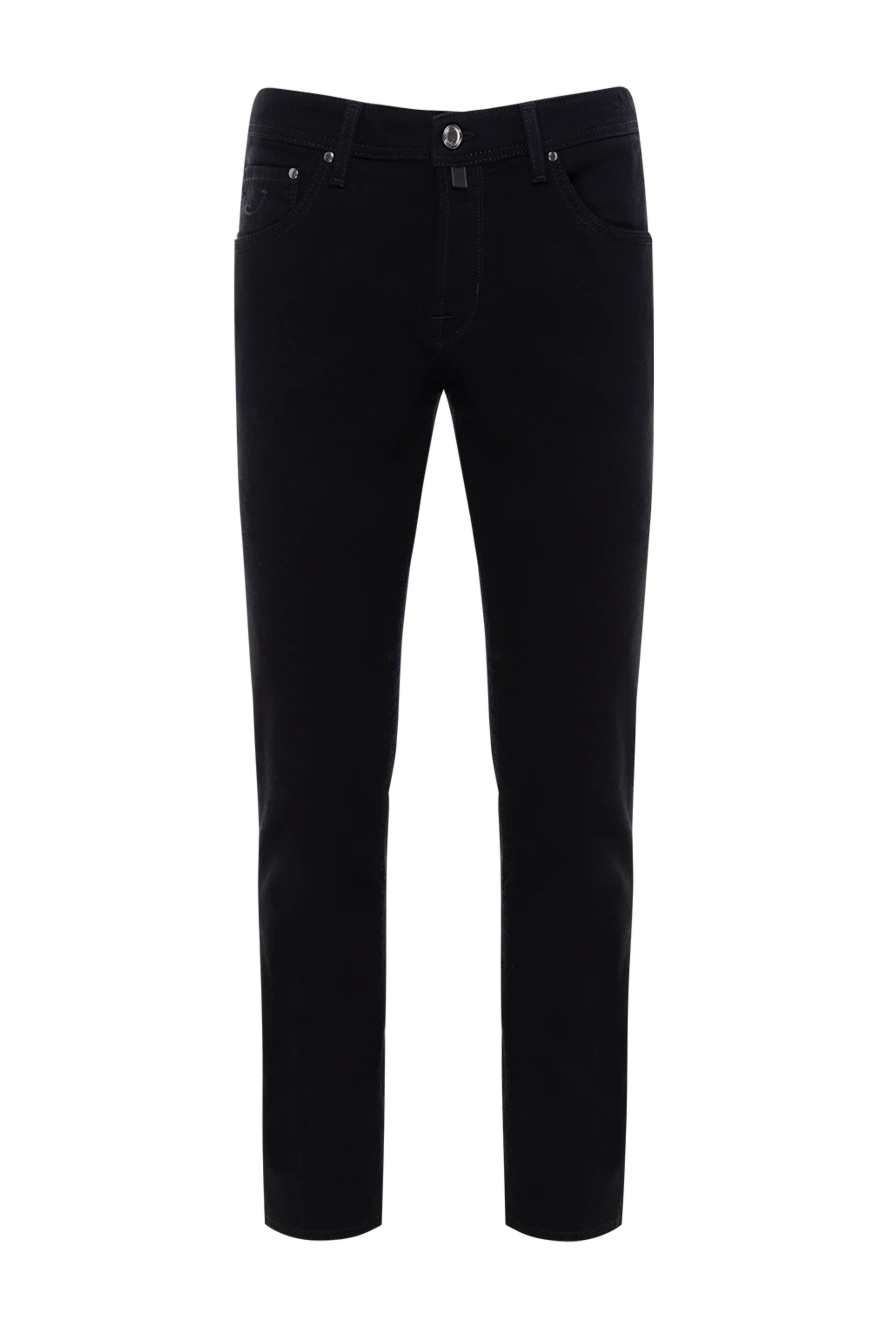 Jacob Cohen Men's jeans black cotton logo - brand logo . 94% cotton, 4% polyester, 2% elastane. zipper, button. two side pockets, two back pockets. Country of manufacture: Italy. Care: specialized cleaning - photo 1