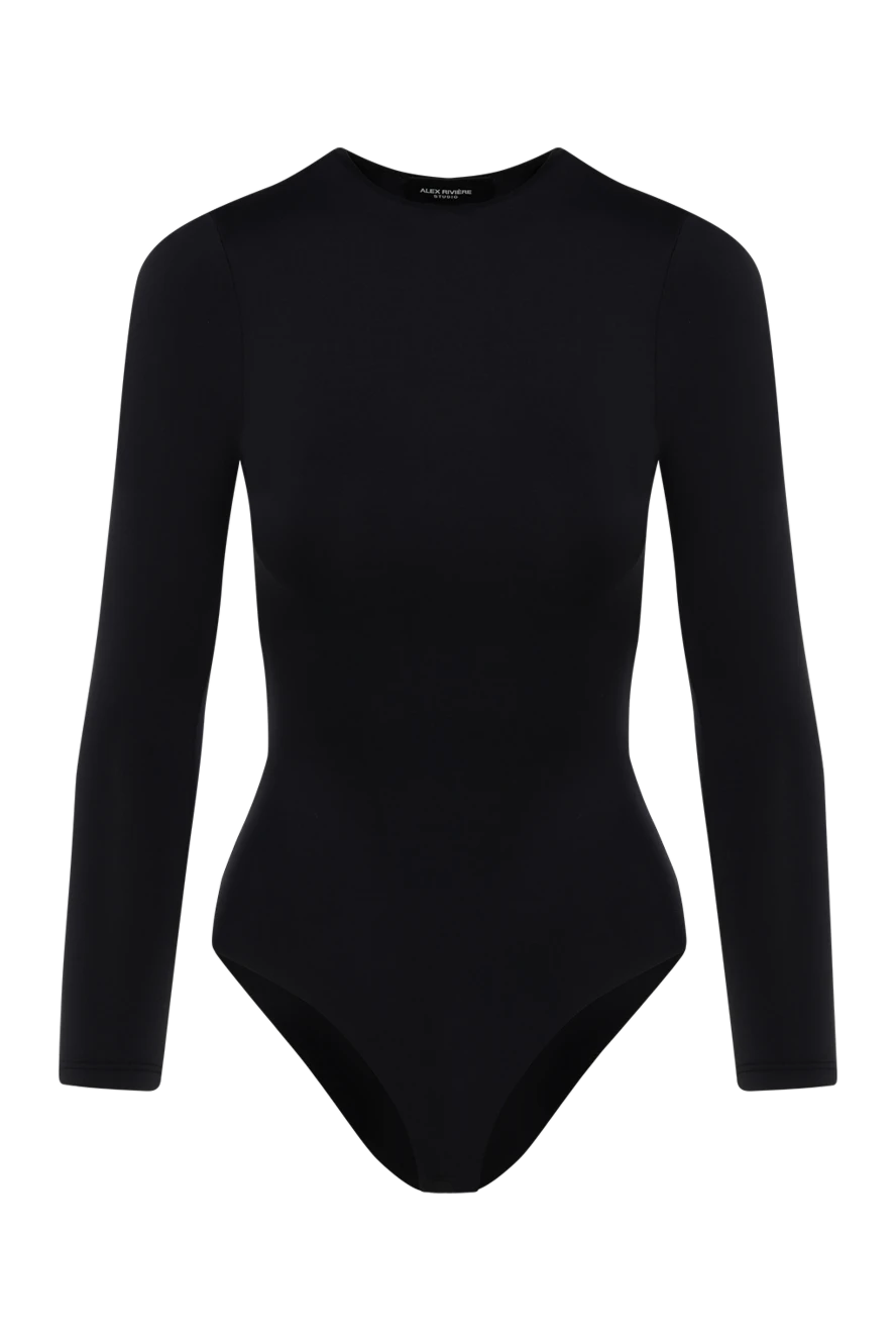 Alex Riviere Bodysuit Bianca black with long sleeves - 80% polyamide, 20% elastane. Country of manufacture: Italy. Care: specialized cleaning - photo 1