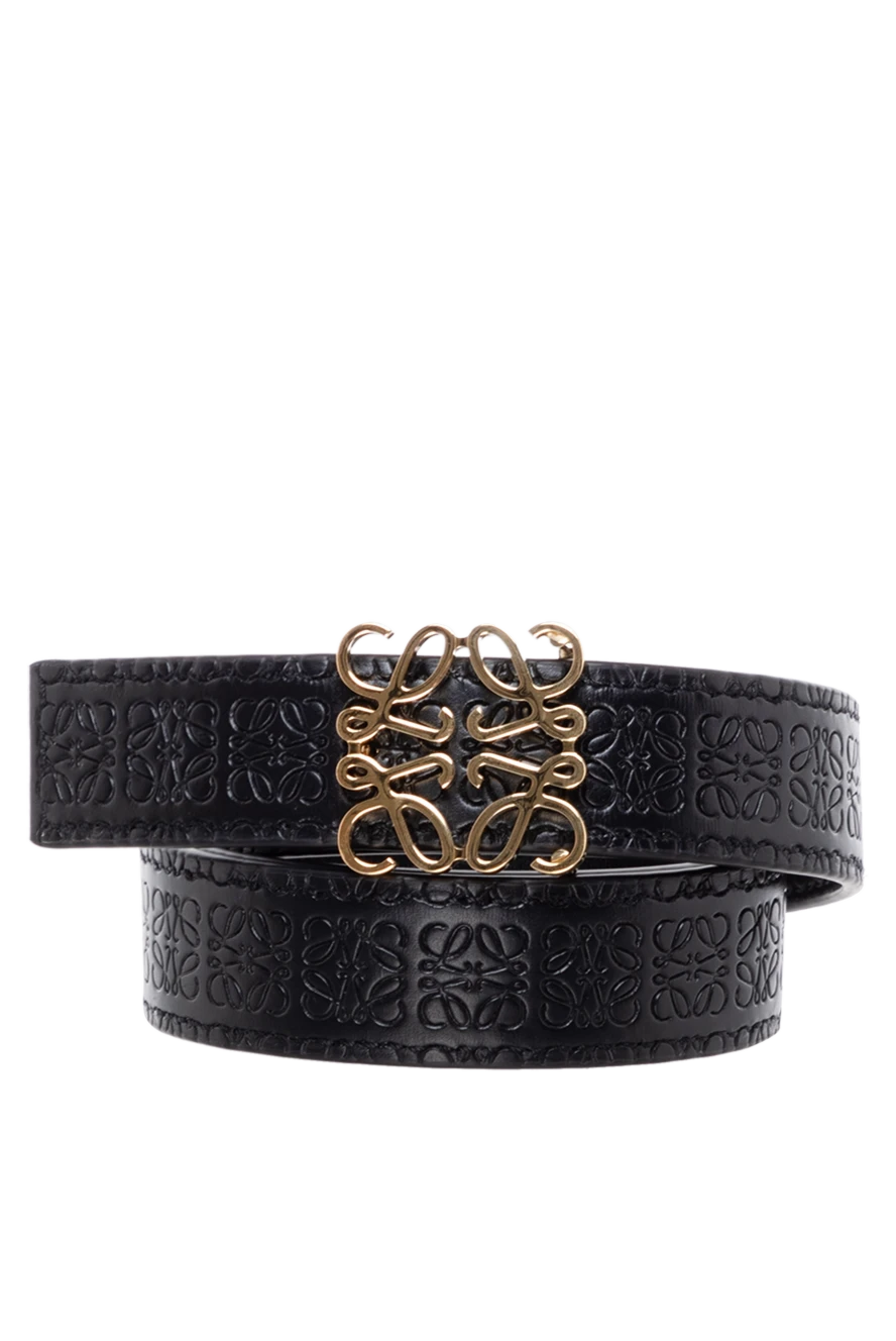 Loewe Reversible Repeat belt made of embossed calfskin - repeating Anagram pattern and Anagram buckle. 100% genuine leather. buckle. Country of manufacture: Italy. Care: specialized cleaning - photo 1