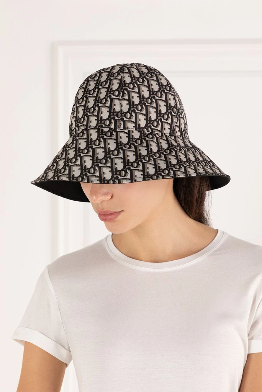 Dior double-sided bell hat d-tulipe with wide brim 185036  display picture 3