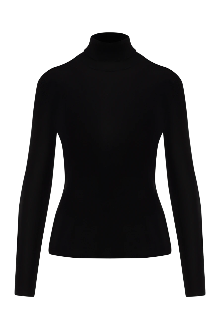 Dior Women's black cashmere and silk golf - 70% cashmere, 30% silk. Country of manufacture: Italy. Care: specialized cleaning - photo 1