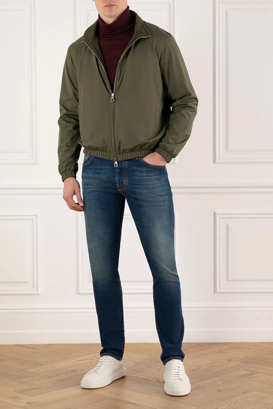Loro Piana men's short jacket green 185270 — Men jackets | Domino