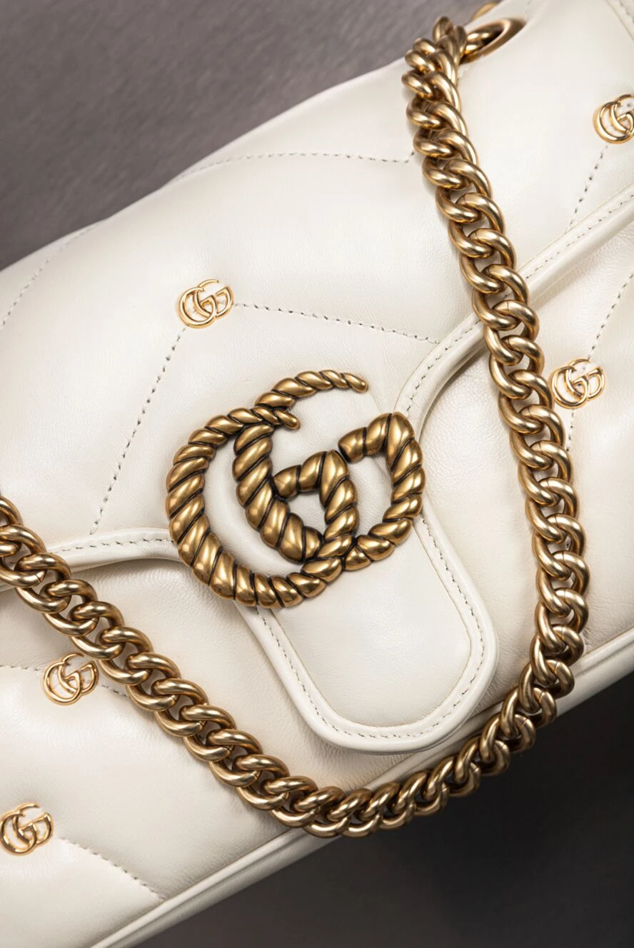 Gucci сумка на плечо gg marmont маленького размера на ремне