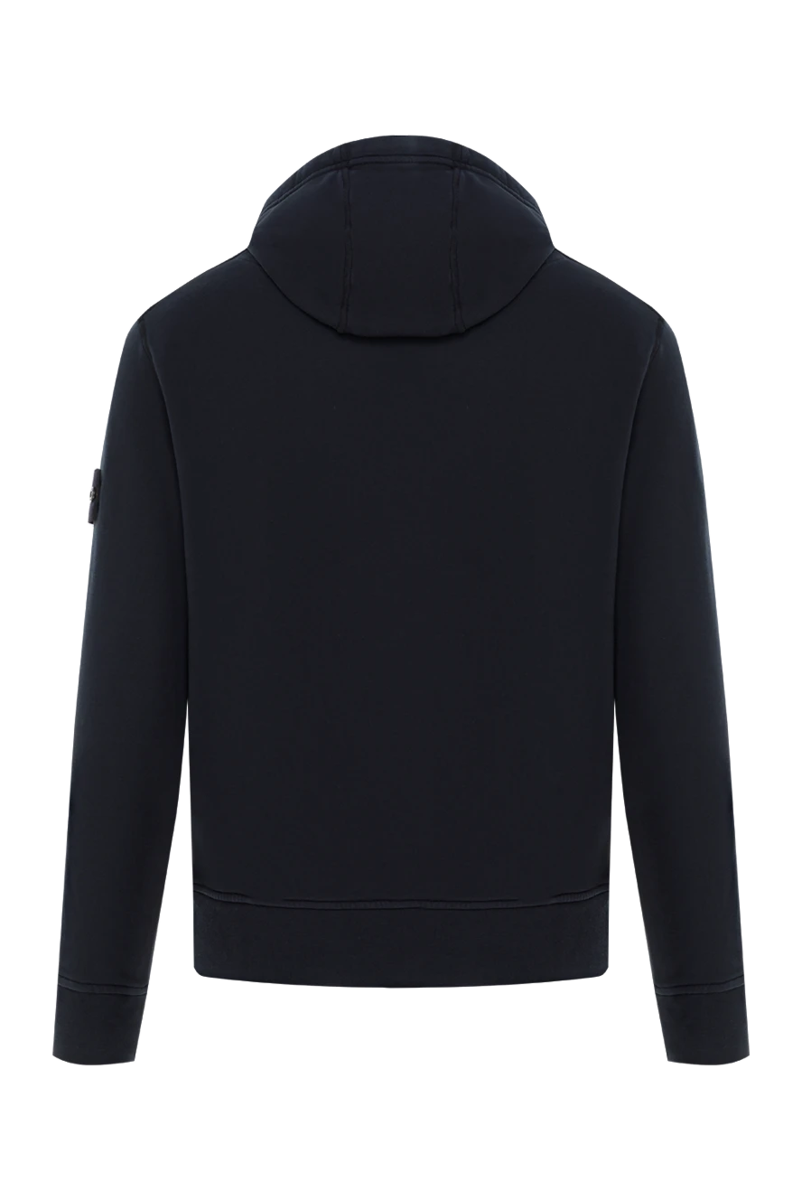 Stone Island худи из органического хлопкового флиса с капюшоном
