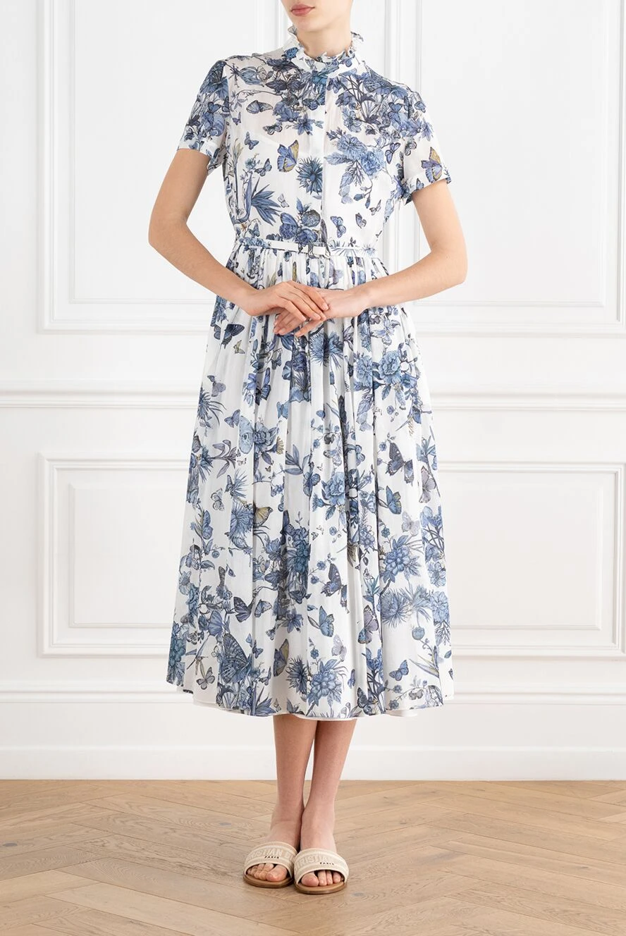 princess polly baby blue dress Preloved Dior New Look dress | Fitted and flared, size 36FR main image 1
