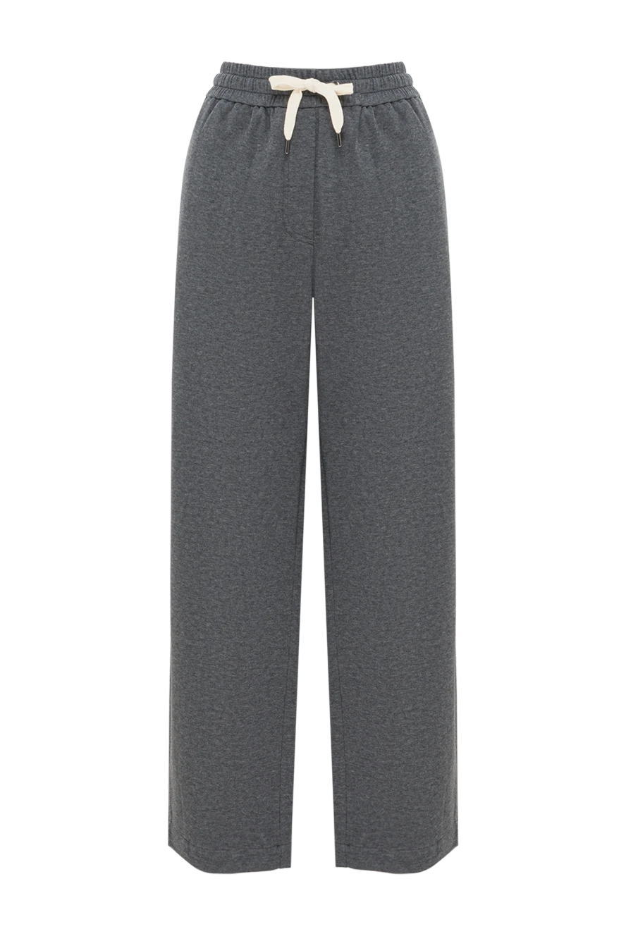 Brunello Cucinelli Knitted trousers - Country of manufacture: Italy. Care: specialized cleaning - photo 1