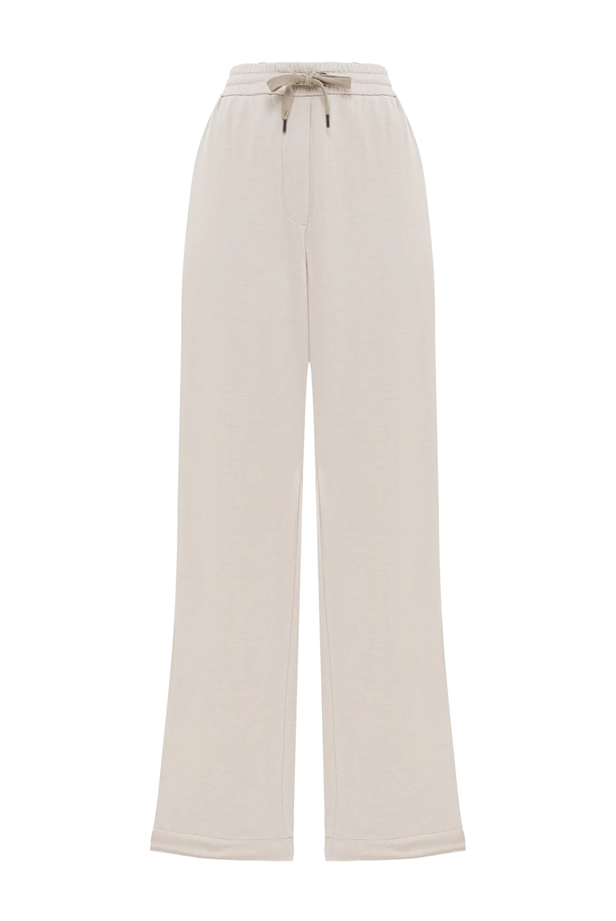 Brunello Cucinelli Брюки трикотажные - Страна производитель: Италия. Уход: специализированная чистка - фото 1