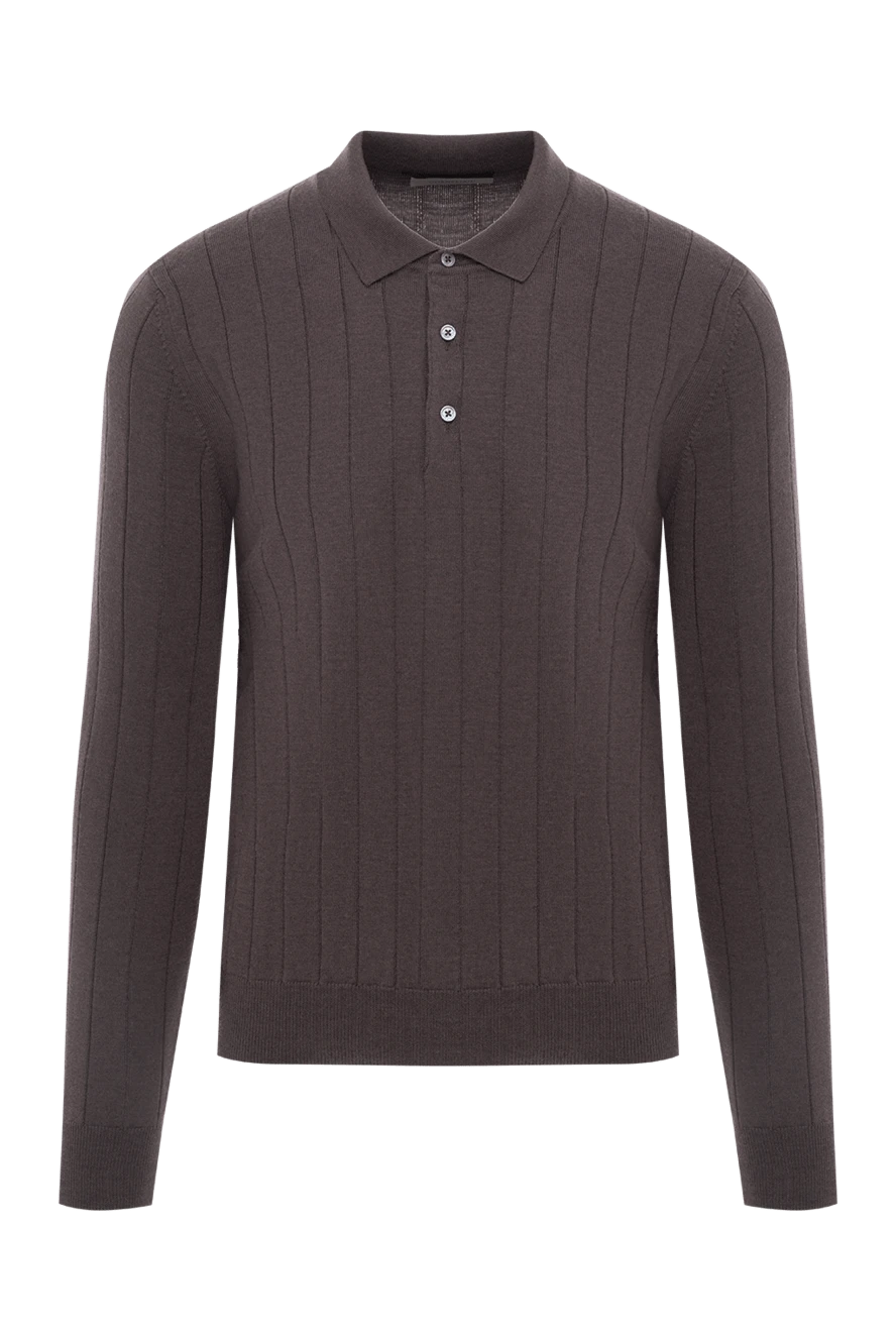 Corneliani Polo long sleeve - Country of manufacture: Italy. Care: specialized cleaning - photo 1