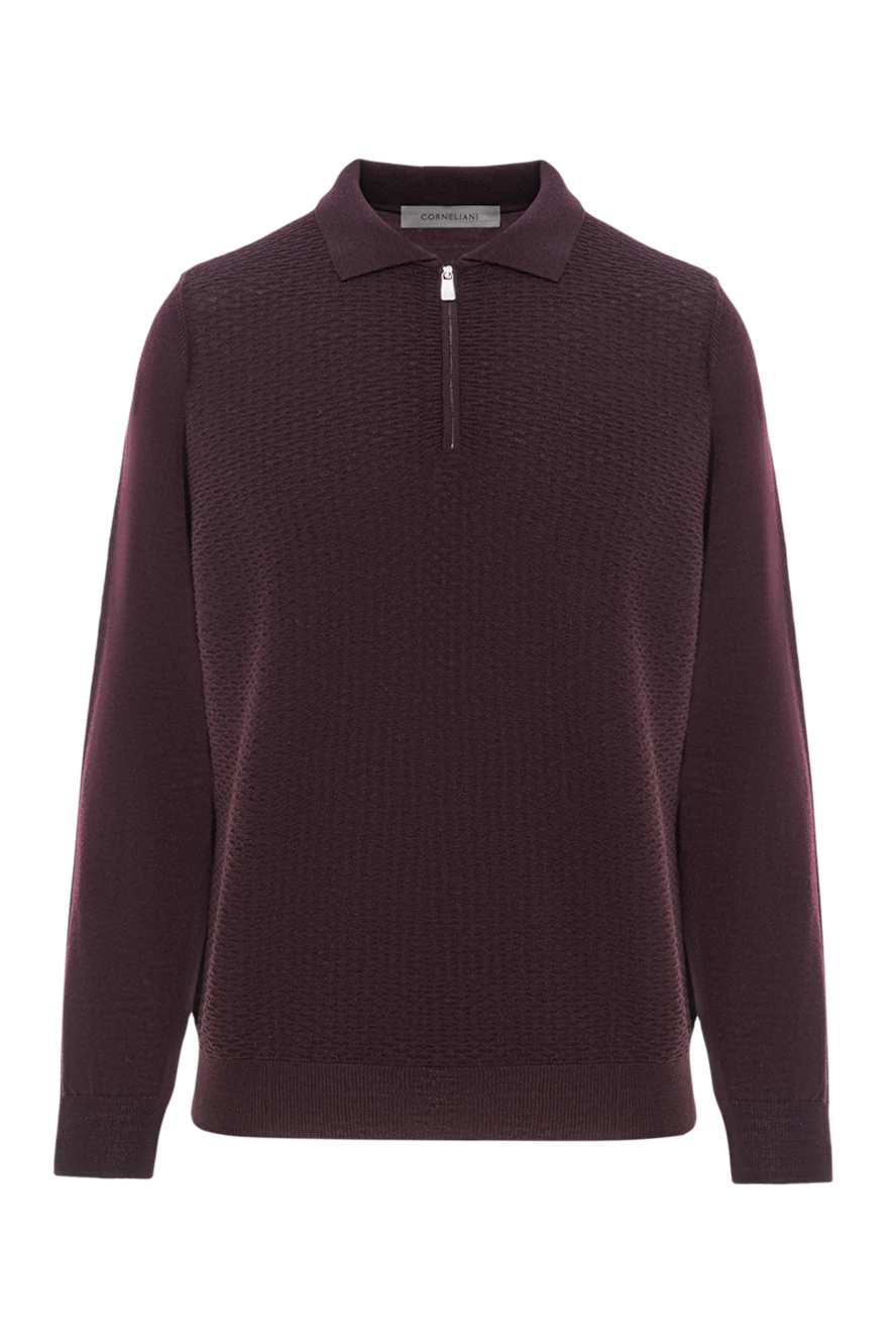 Corneliani Polo long sleeve - Country of manufacture: Italy. Care: specialized cleaning - photo 1
