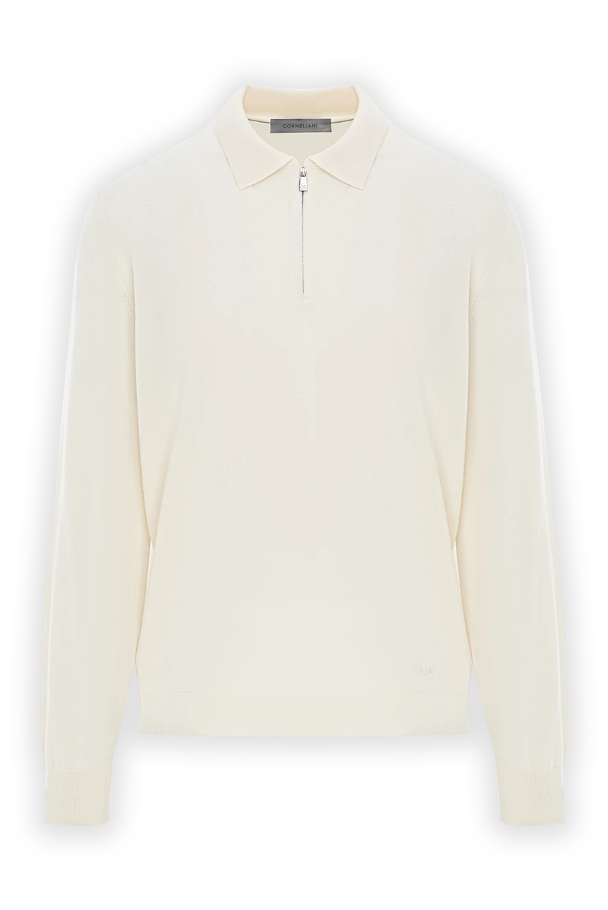 Corneliani Polo long sleeve - Country of manufacture: Italy. Care: specialized cleaning - photo 1