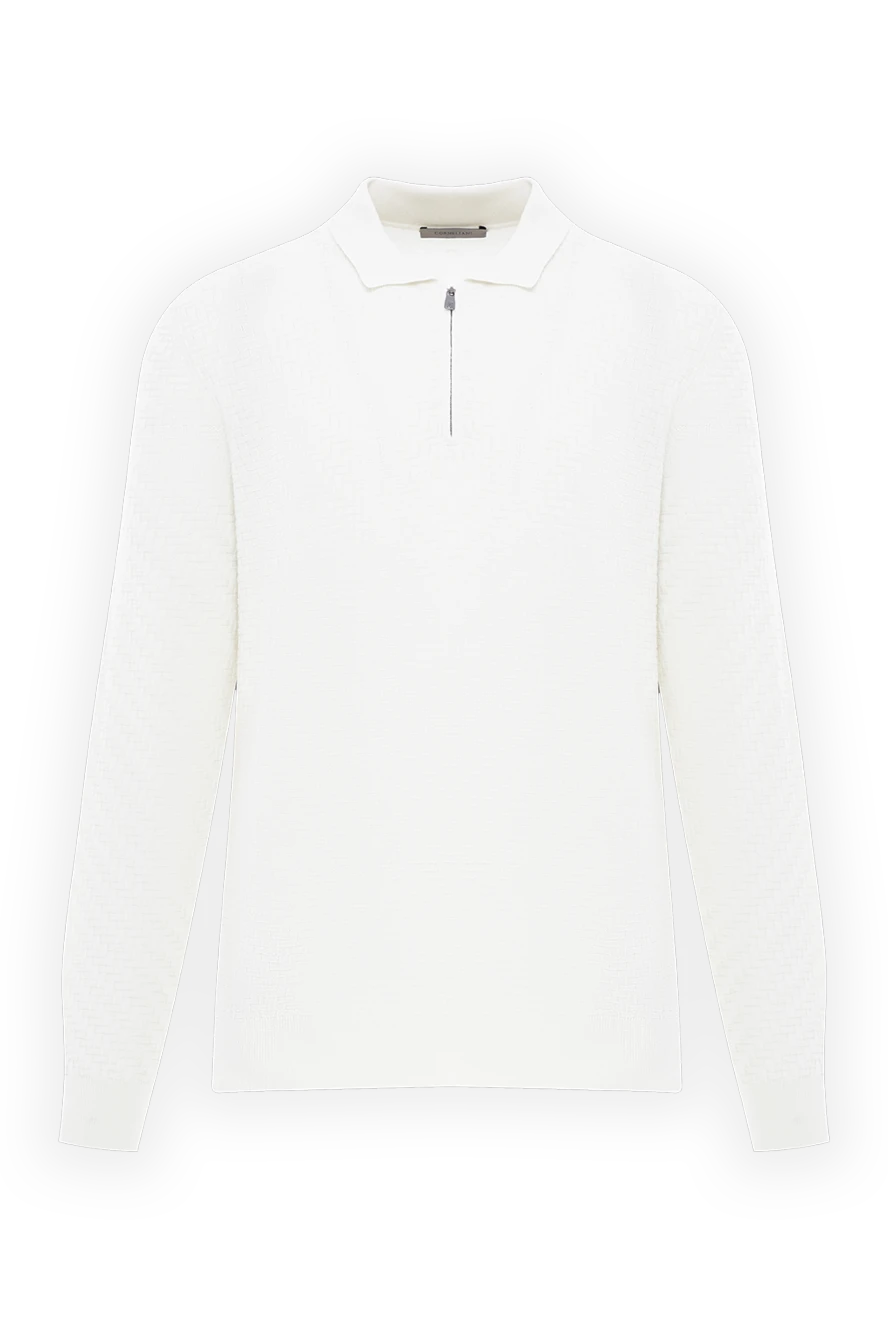 Corneliani Polo long sleeve - Country of manufacture: Italy. Care: specialized cleaning - photo 1