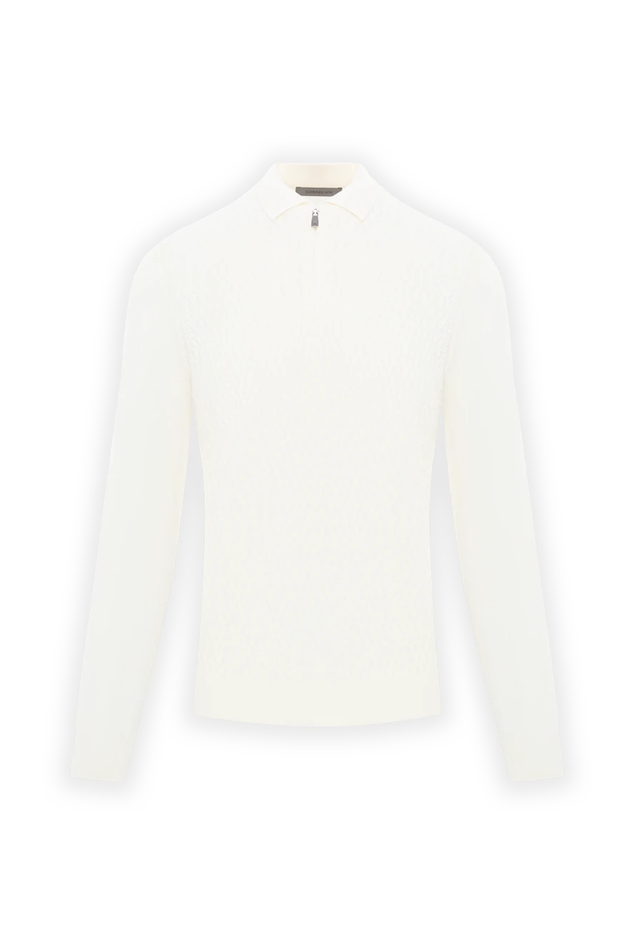Corneliani Polo long sleeve - Country of manufacture: Italy. Care: specialized cleaning - photo 1
