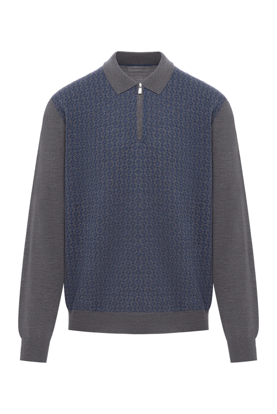 Corneliani Polo long sleeve - Country of manufacture: Italy. Care: specialized cleaning - photo 1