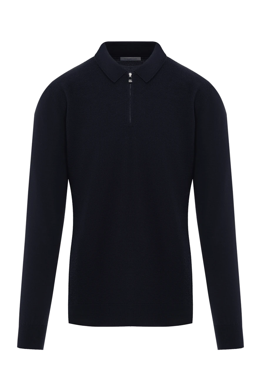 Corneliani Polo long sleeve - Country of manufacture: Italy. Care: specialized cleaning - photo 1