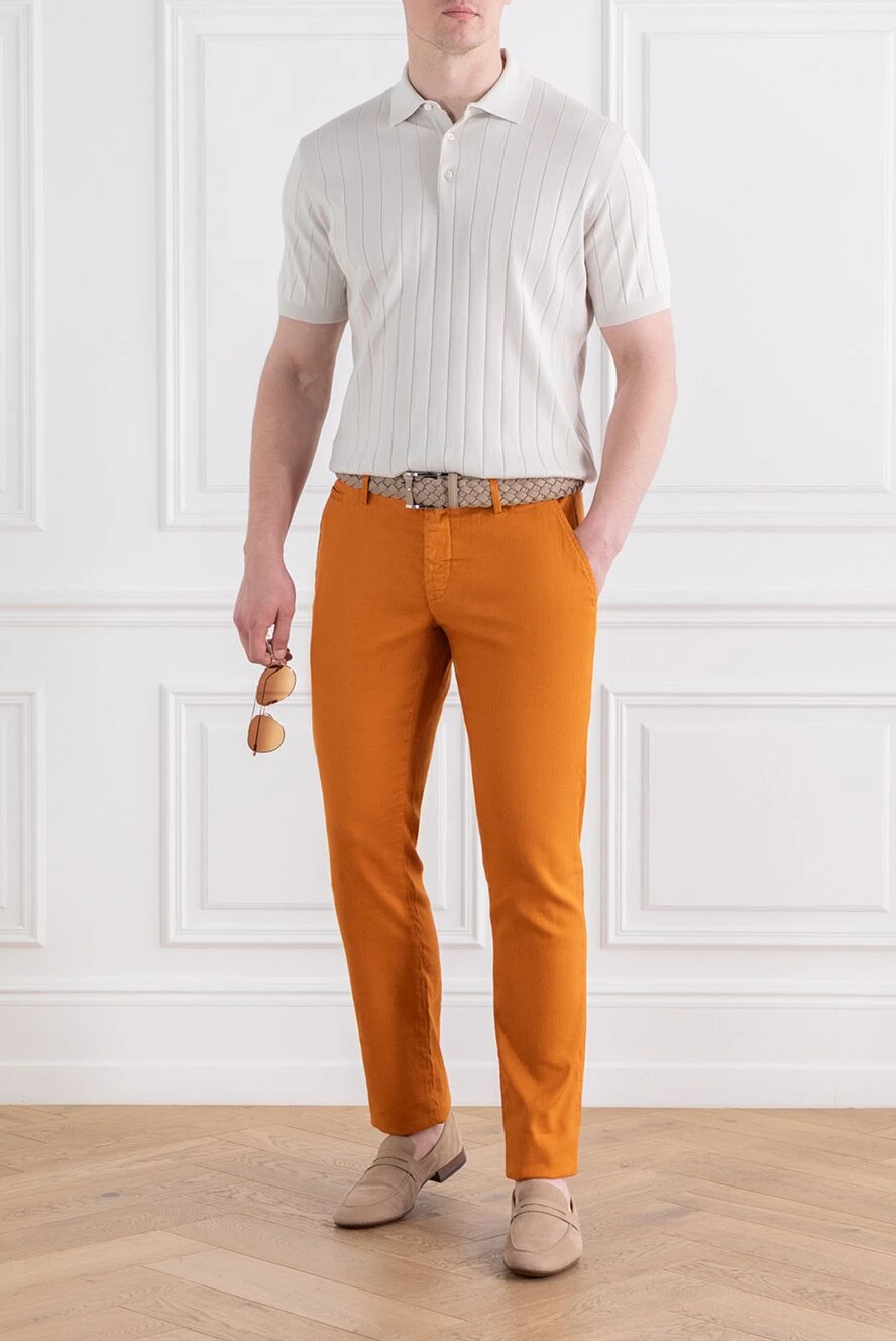 Corneliani Polo short sleeve - Country of manufacture: Italy. Care: specialized cleaning - photo 1