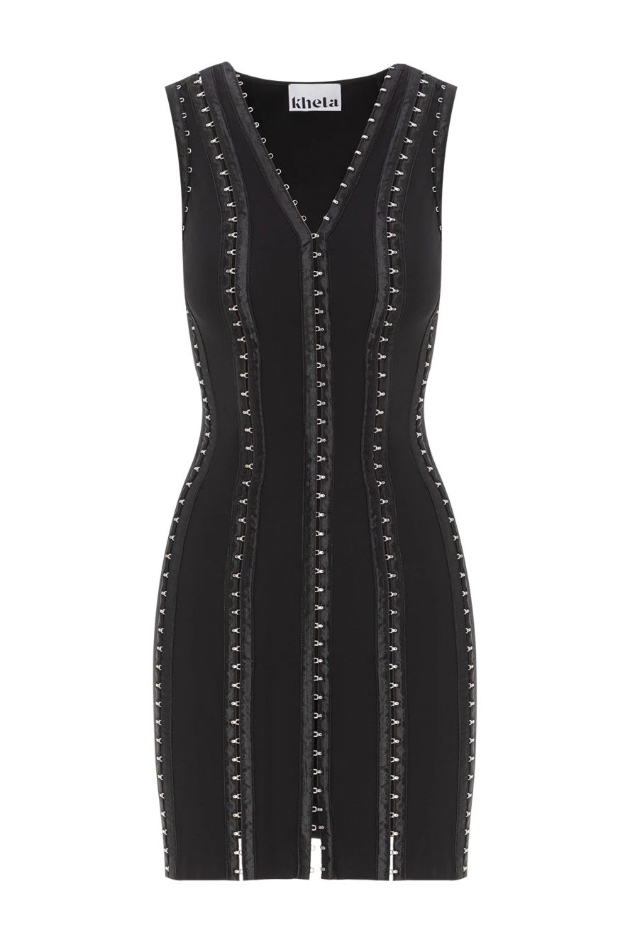 Khela Сукня Chaos Magnet із спеціальної еластичної тканини із застібкою на гачки - гачки по всій довжині. 90% поліестер, 10% еластан. гачки. Країна виробник: Італія. Догляд: спеціалізоване чищення - фото 1