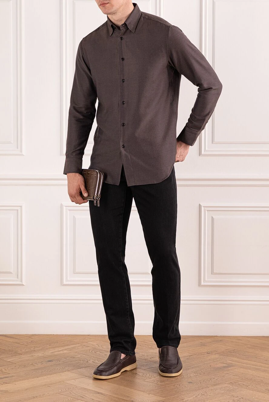 Brioni Сорочка - Країна виробник: Італія. Догляд: спеціалізоване чищення - фото 1