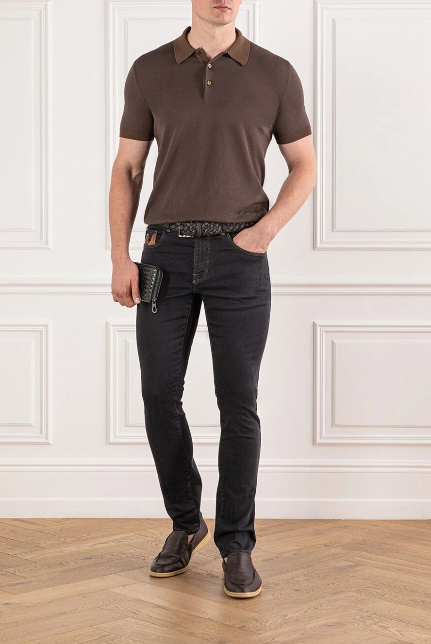 Brioni Polo short sleeve - Country of manufacture: Italy. Care: specialized cleaning - photo 1