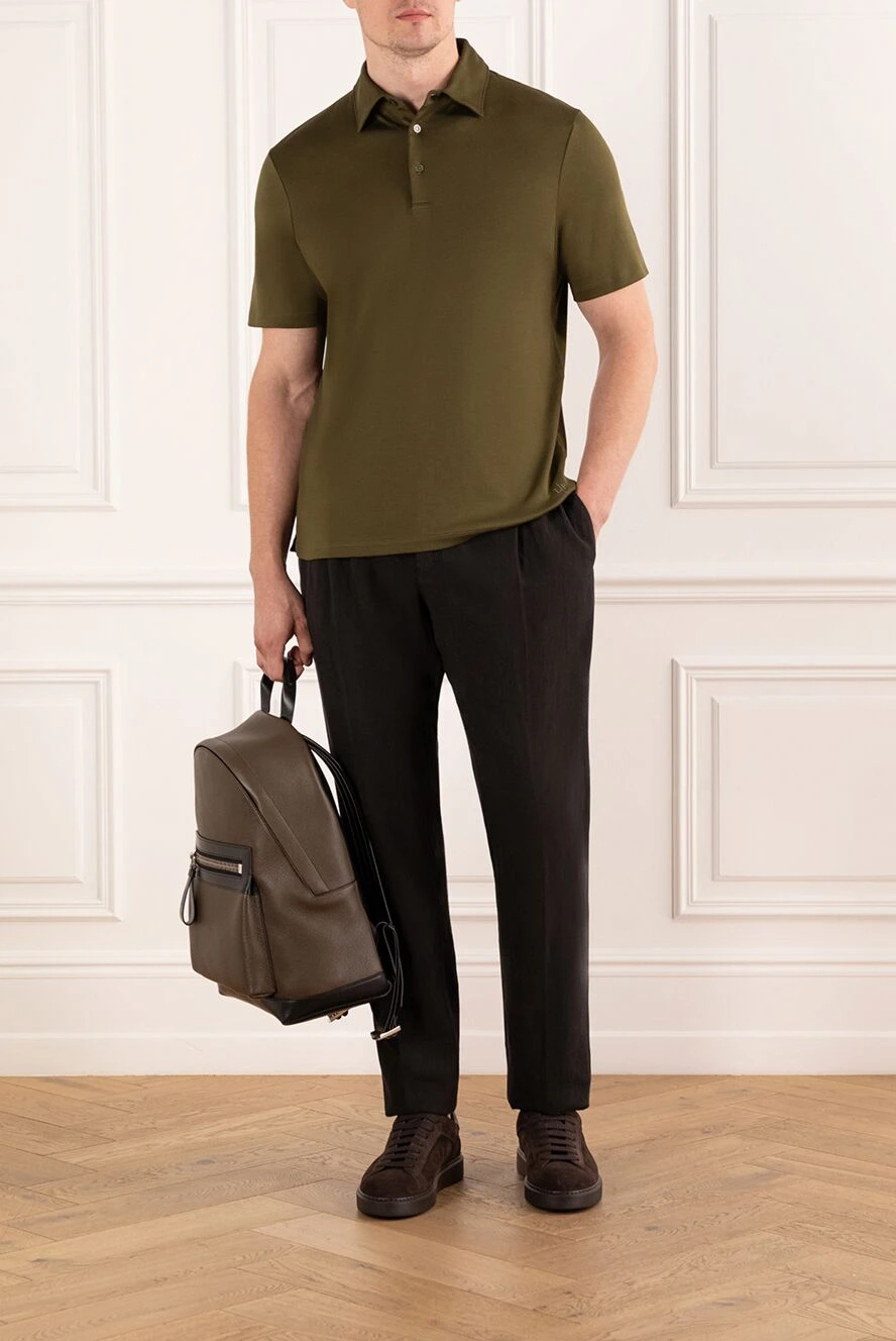 Loro Piana Polo short sleeve - Country of manufacture: Italy. Care: specialized cleaning - photo 1