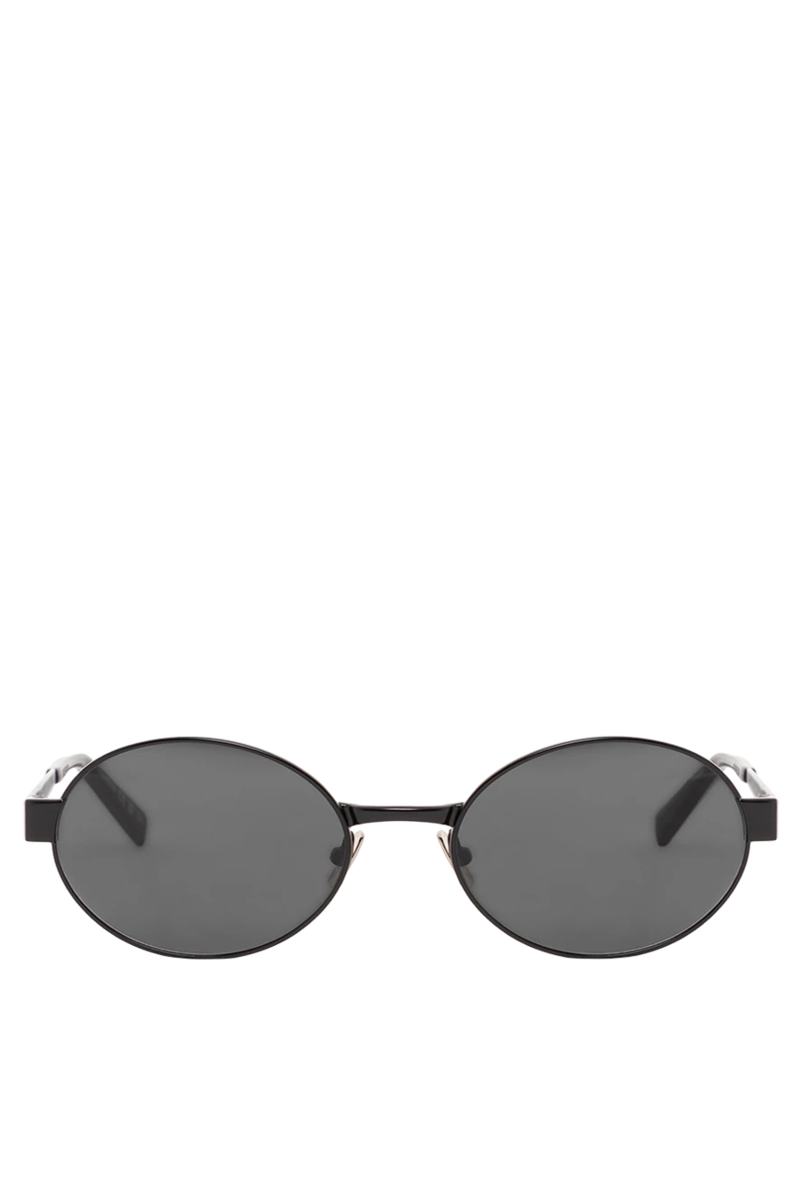 Saint Laurent Sunglasses with round metal frames and nylon lenses. - Decoration: brand logo. Material: plastic. gray. Country of manufacture: Italy. Care: specialized cleaning - photo 1