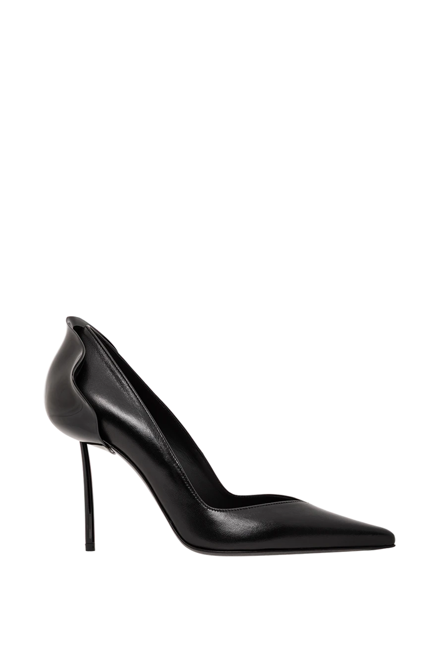 Le Silla Petalo heels with the signature petal heel - Decoration: petal on the heel. Material: 100% genuine leather. Heel height: 100 mm. leather. Country of manufacture: Italy. Care: specialized cleaning - photo 1