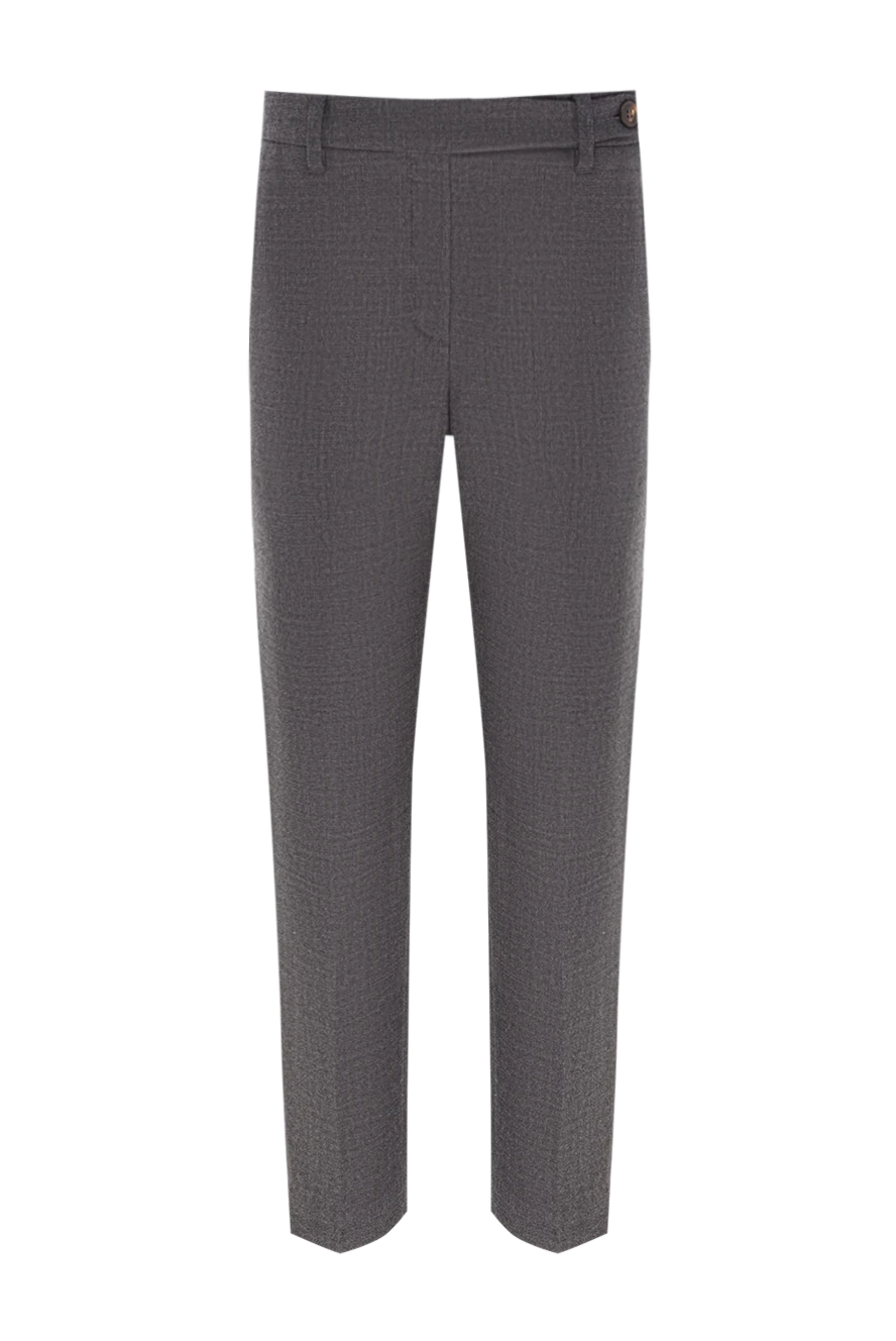 Brunello Cucinelli Класичні вовняні штани на кожен день - Склад 98% вовна, 2% еластан. блискавка, гудзик. дві бічні кишені, дві задні кишені. Країна виробник: Італія. Догляд: спеціалізоване чищення - фото 1