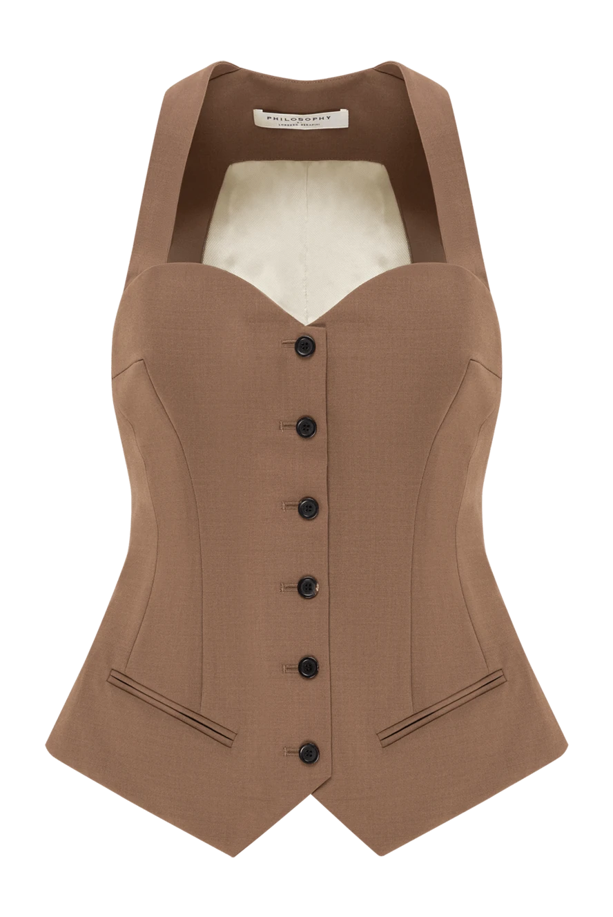 Philosophy di Lorenzo Serafini Top - Country of manufacture: Italy. Care: specialized cleaning - photo 1