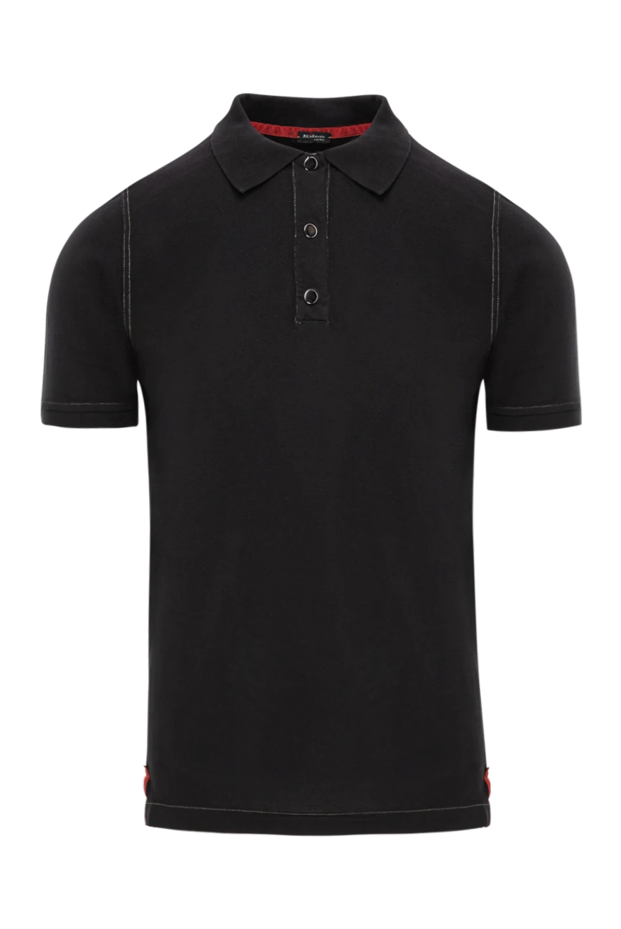 Kiton Polo short sleeve - Country of manufacture: Italy. Care: specialized cleaning - photo 1