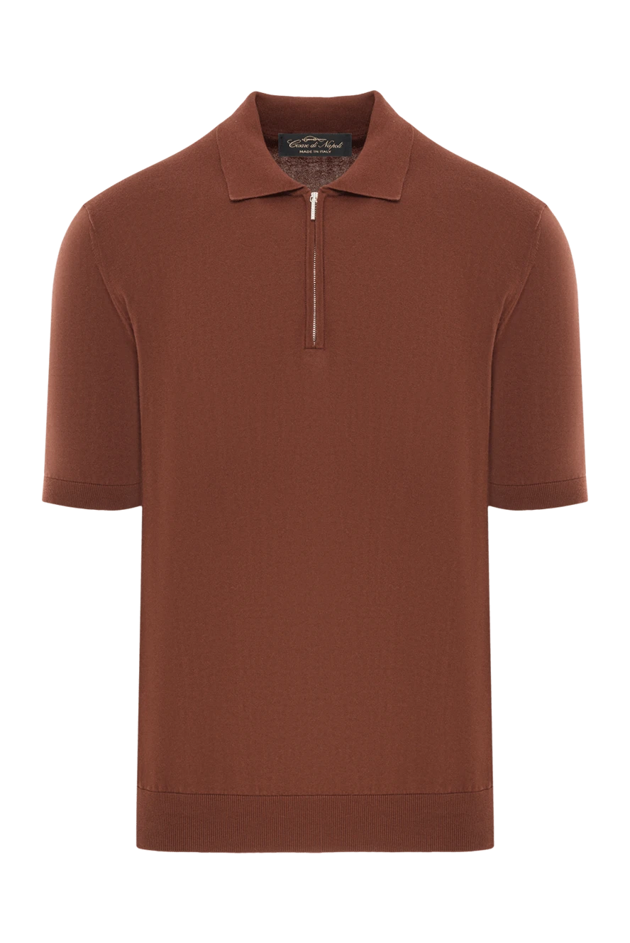 Cesare di Napoli Поло короткий рукав - Країна виробник: Італія. Догляд: спеціалізоване чищення - фото 1