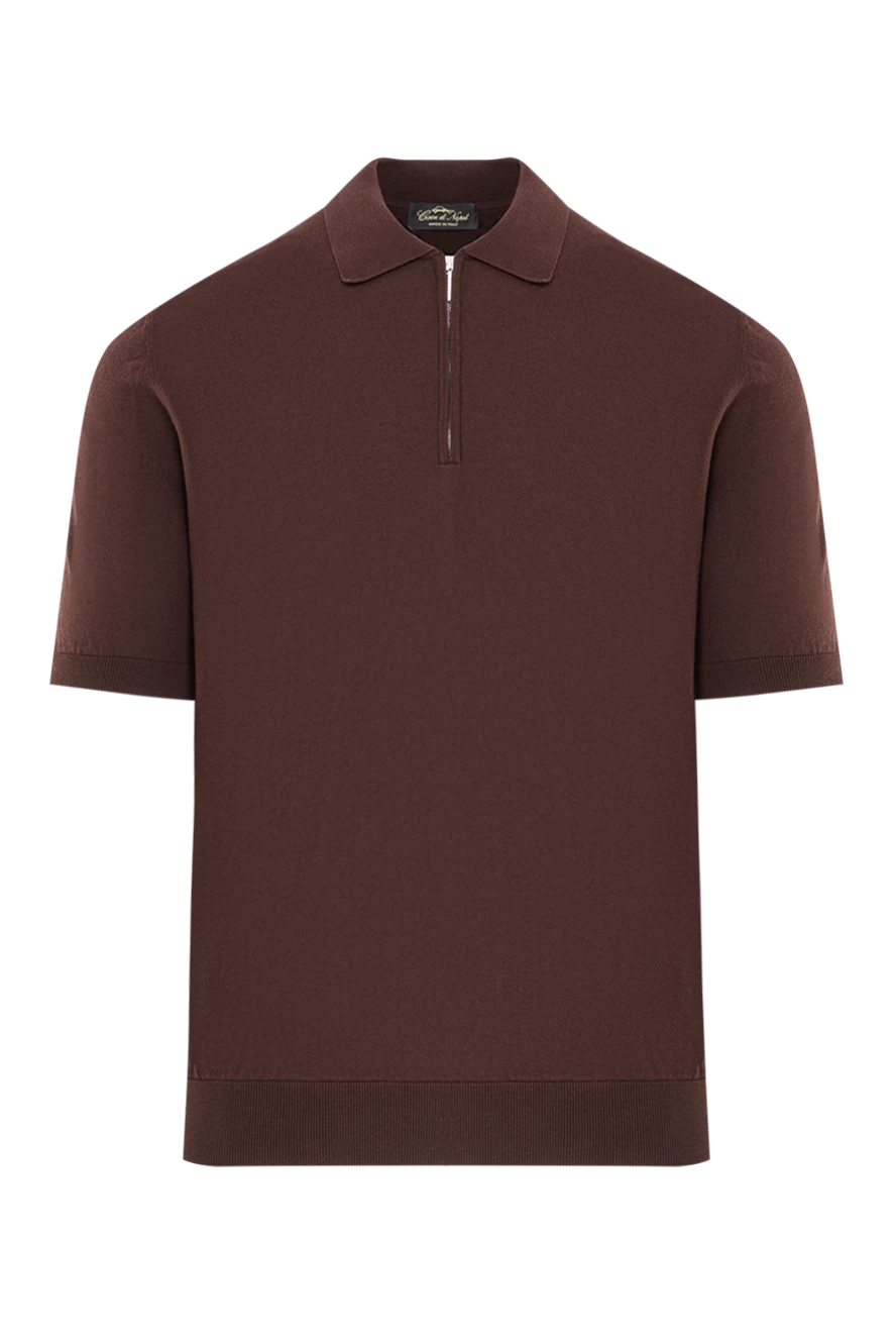 Cesare di Napoli Поло короткий рукав - Країна виробник: Італія. Догляд: спеціалізоване чищення - фото 1
