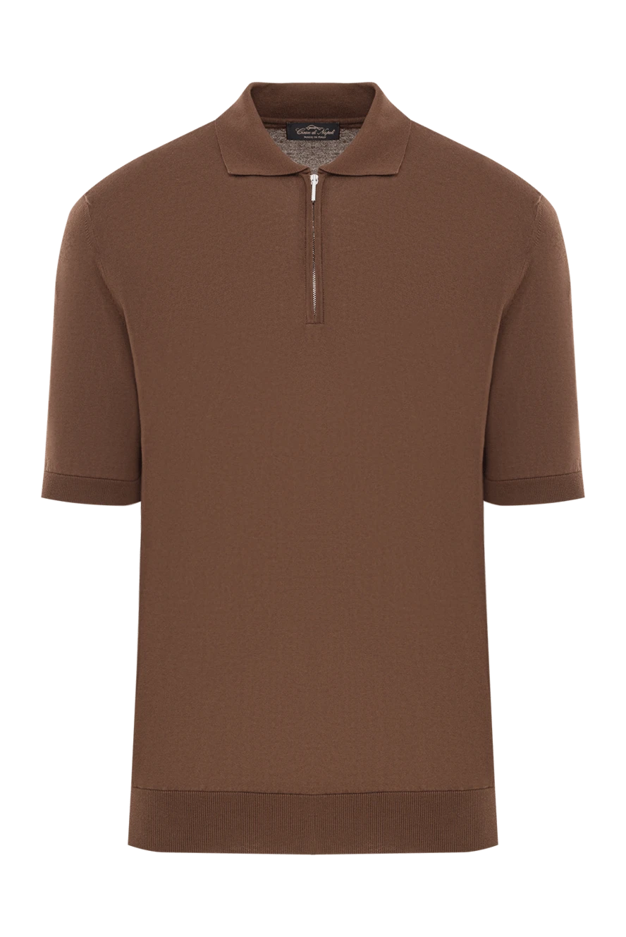 Cesare di Napoli Поло короткий рукав - Країна виробник: Італія. Догляд: спеціалізоване чищення - фото 1