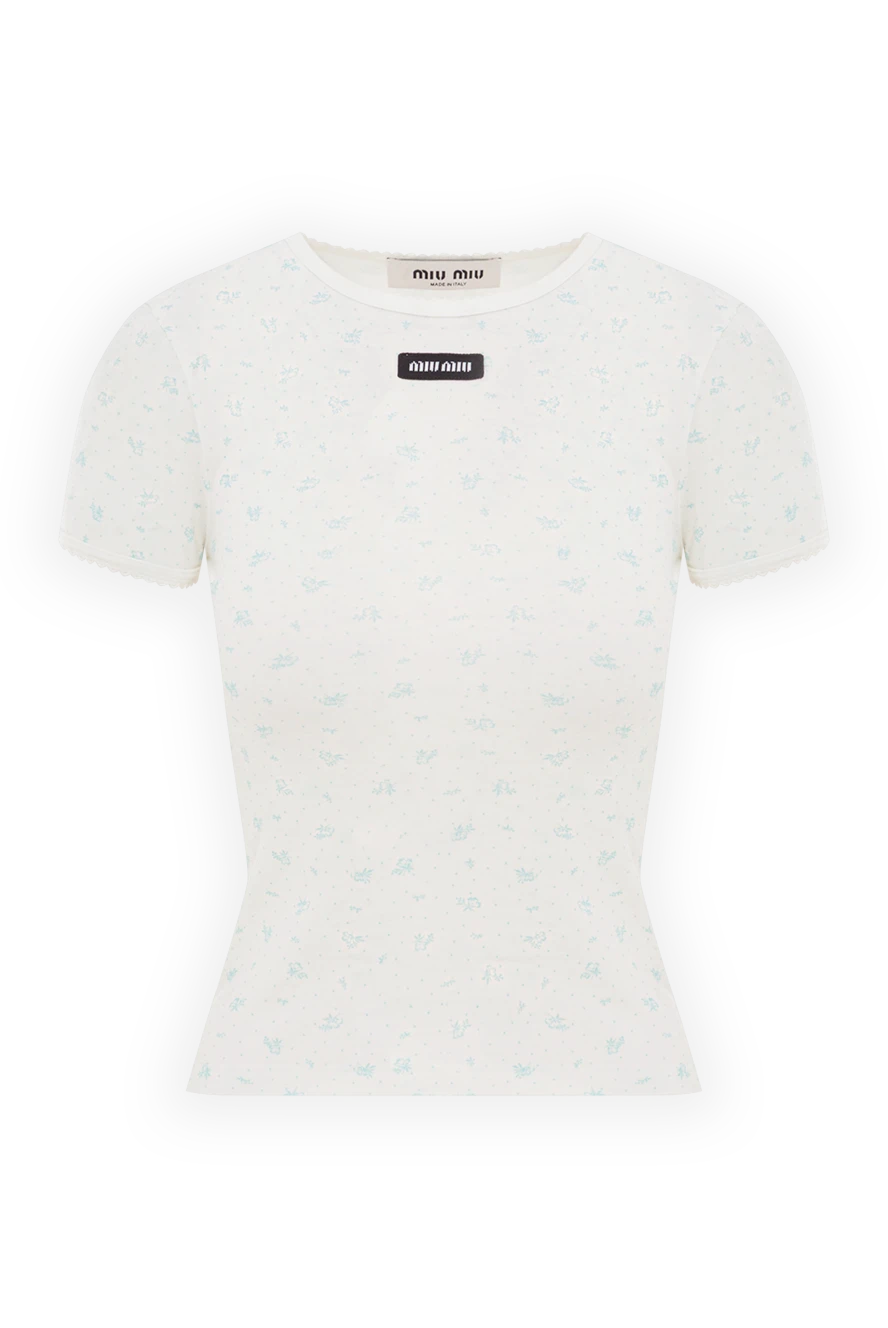 Miu Miu T-shirt - Country of manufacture: Italy. Care: specialized cleaning - photo 1