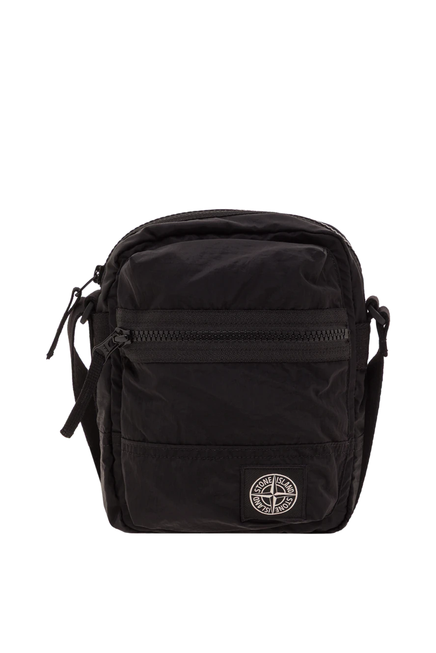 Stone Island Сумка з нейлону з трьома кишенями на блискавці та кнопках - нашивка з логотипом. 100% поліамід. блискавка. Кишеня передня накладна кишеня, задня кишеня, внутрішня кишеня з кнопкою. Довжина ременя: регульований плечовий ремінь. Країна виробник: Італія. Догляд: спеціалізоване чищення - фото 1