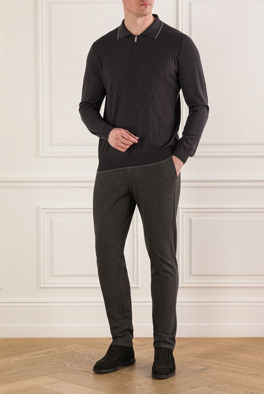 Svevo Polo long sleeve - Country of manufacture: Italy. Care: specialized cleaning - photo 1