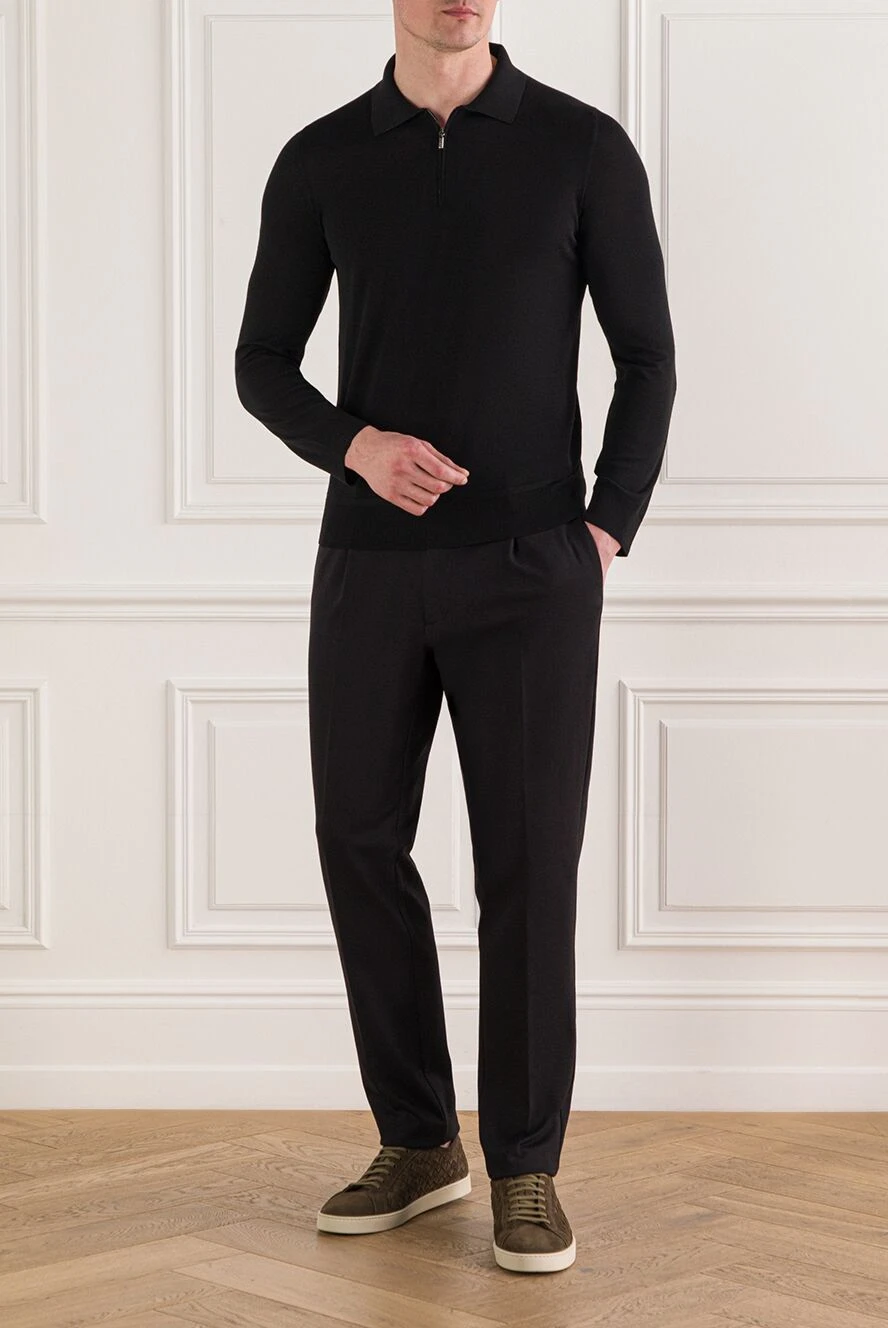 Zilli Polo long sleeve - Country of manufacture: Italy. Care: specialized cleaning - photo 1