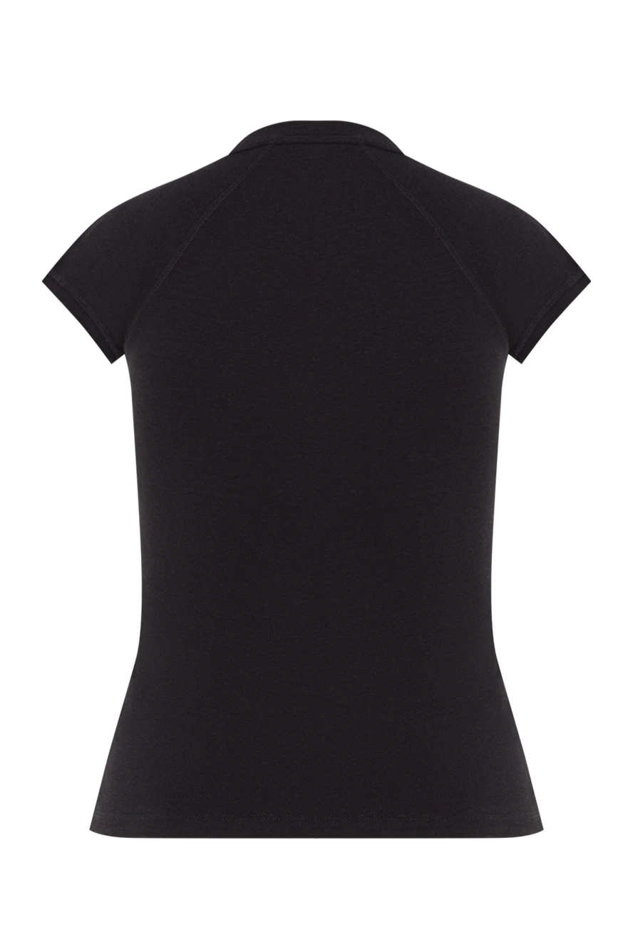 Loewe черная футболка из хлопка anagram t-shir с фирменной