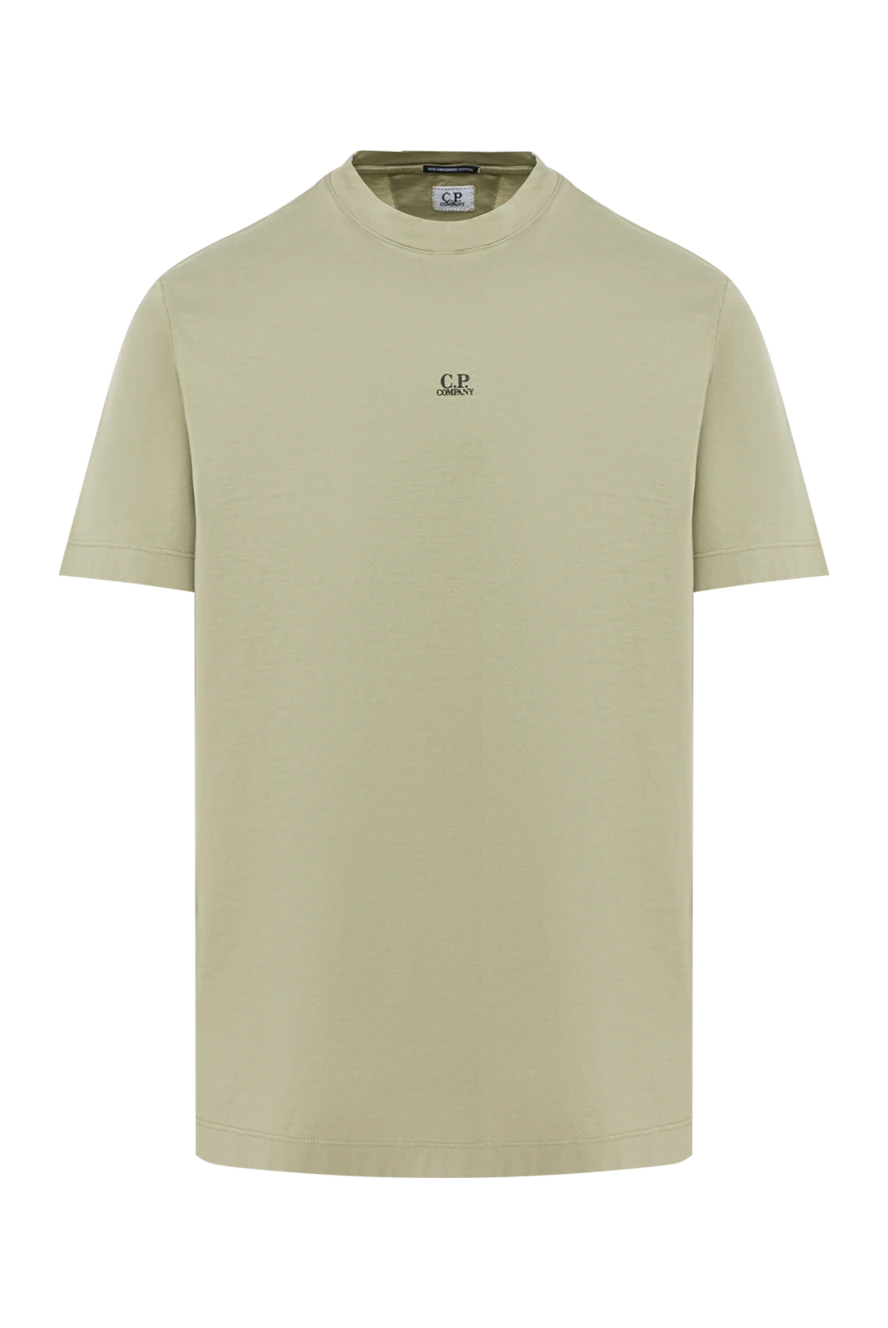C.P.Company Футболка з логотипом на грудях із високоякісного бавовняного джерсі. - логотип бренду. 100% бавовна. Країна виробник: Італія. Догляд: спеціалізоване чищення - фото 1