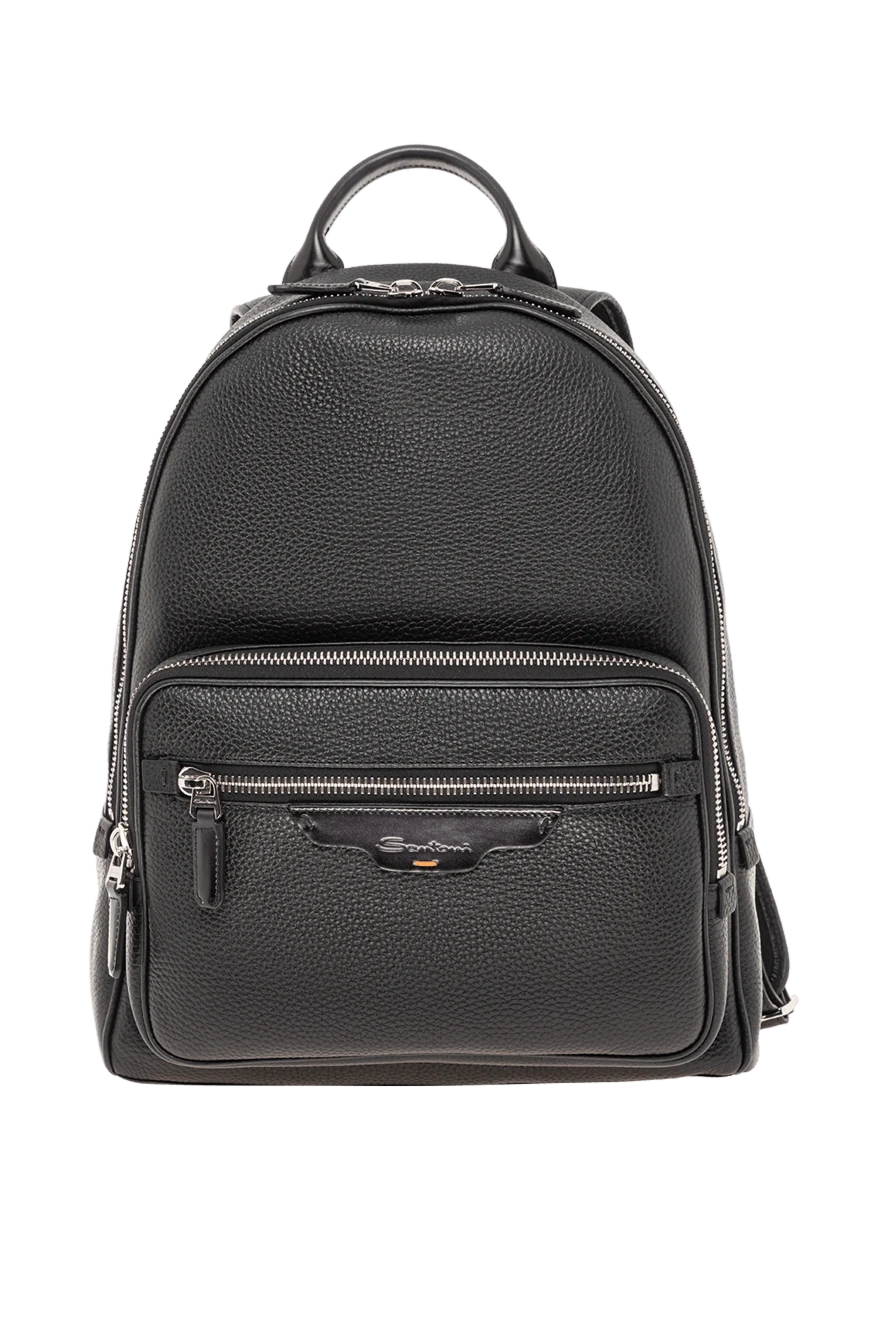 Santoni Backpack - Country of manufacture: Italy. Care: specialized cleaning - photo 1