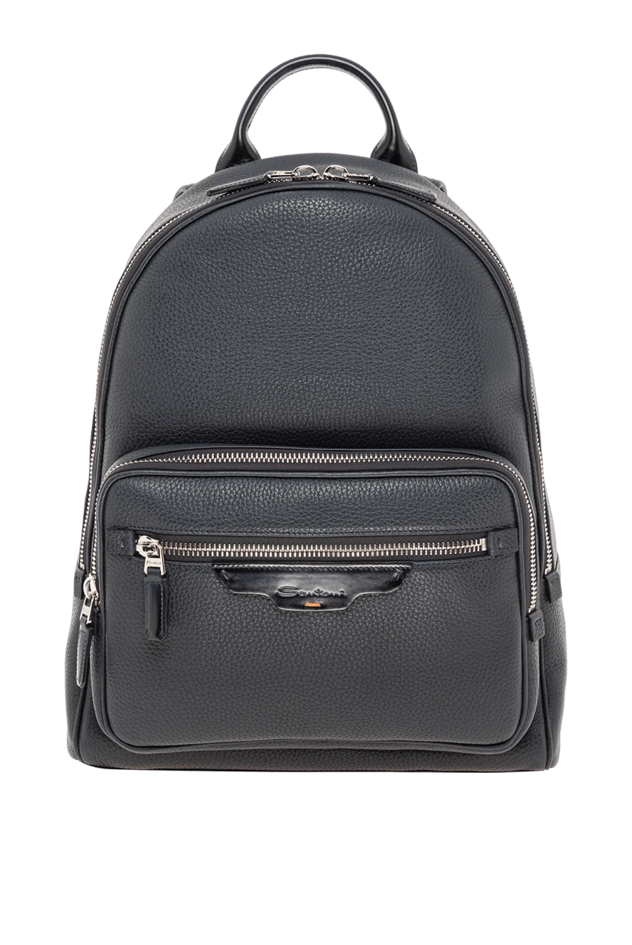 Santoni Backpack - Country of manufacture: Italy. Care: specialized cleaning - photo 1