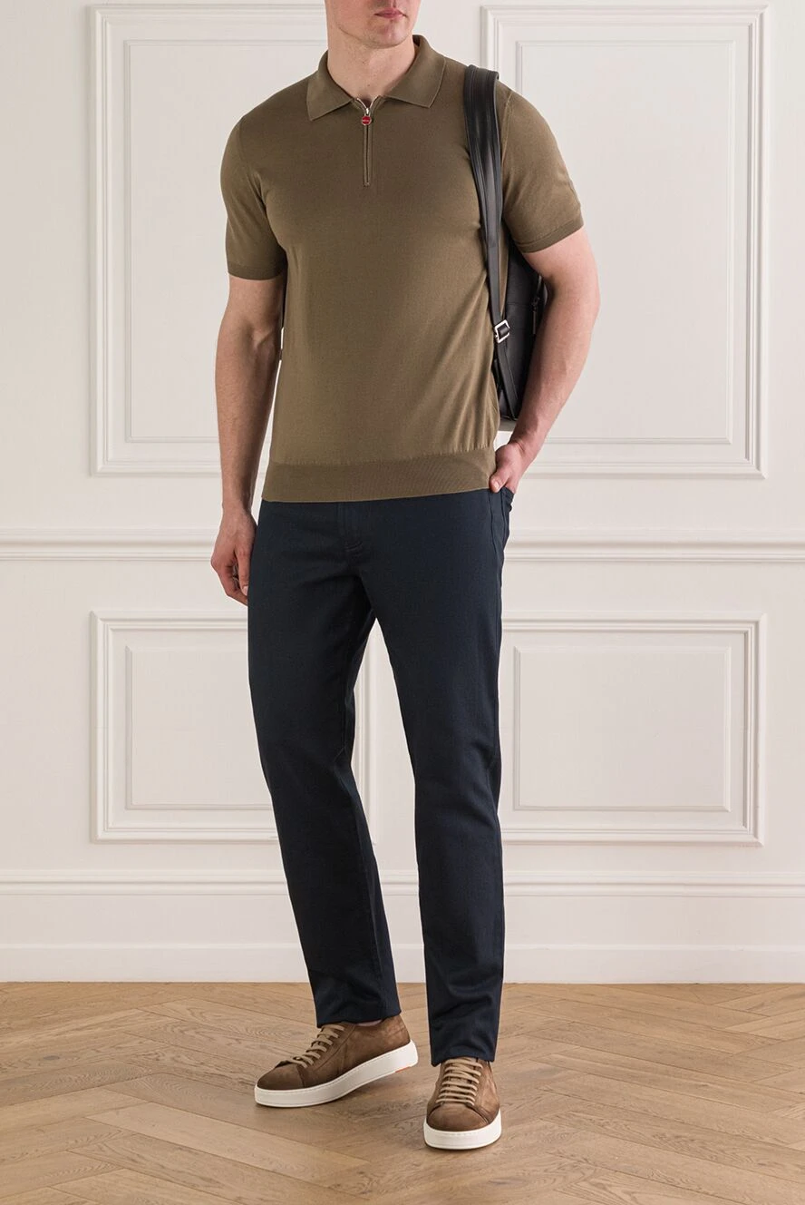 Kiton Поло короткий рукав - Країна виробник: Італія. Догляд: спеціалізоване чищення - фото 1