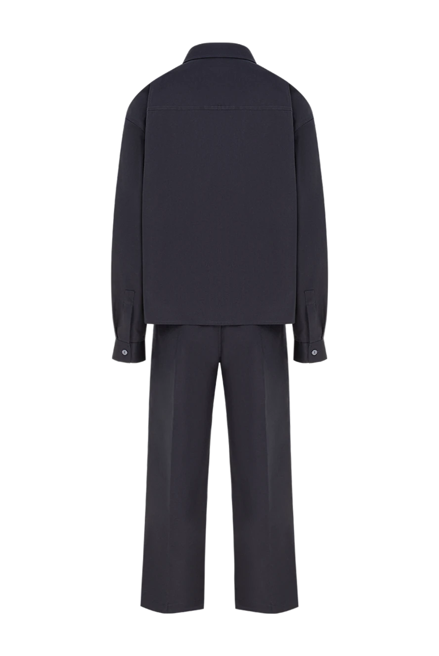 Gucci мужской темно-синий прогулочный костюм в стиле workwear