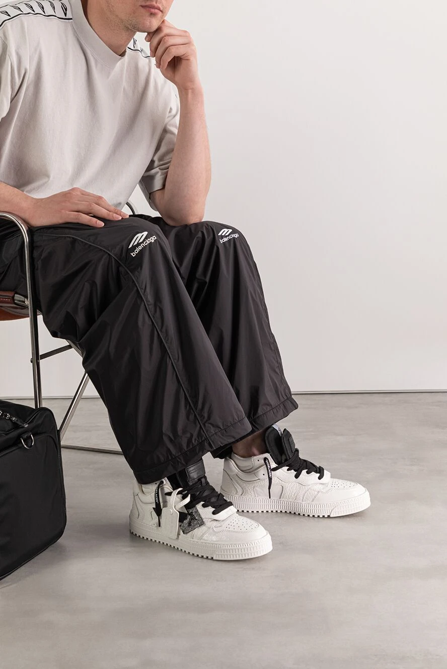 kaホワイト系3点（58cm） Off-White мужские высокие кроссовки off-court 3.0 из кожи со