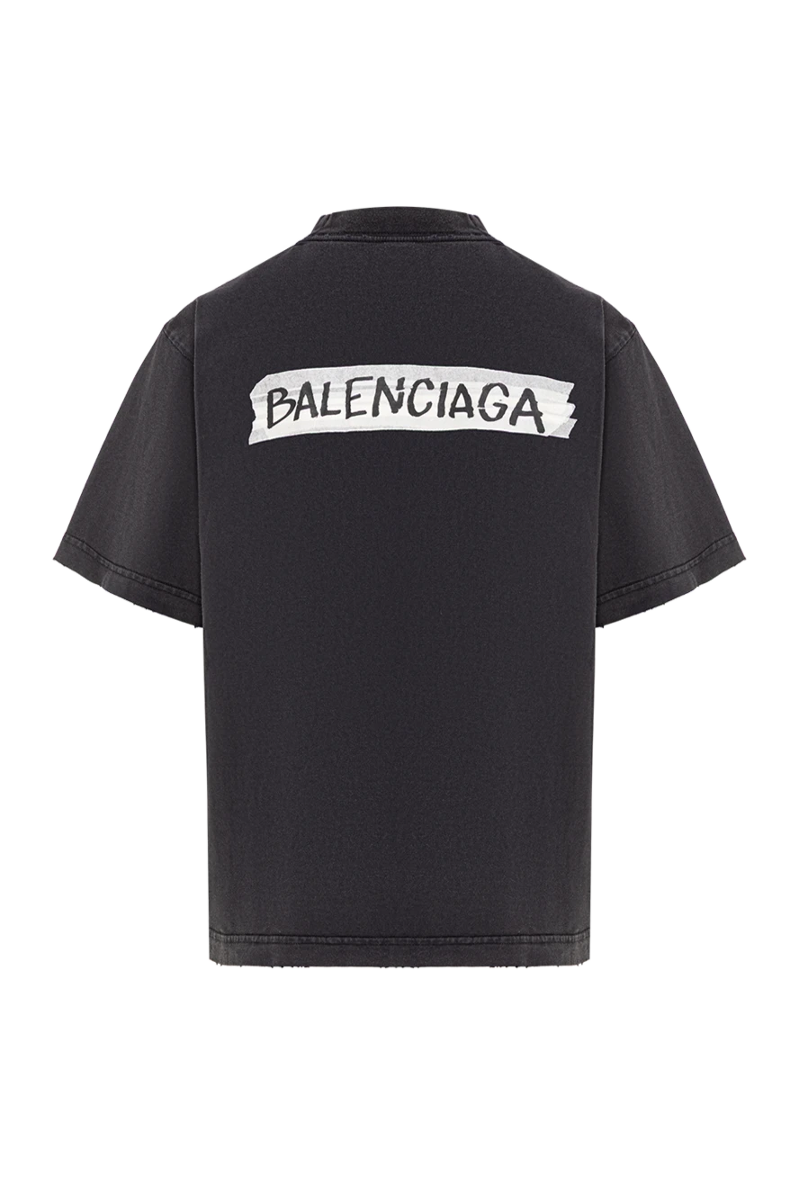 Balenciaga black women's oversized cotton t-shirt 193896 — Women t