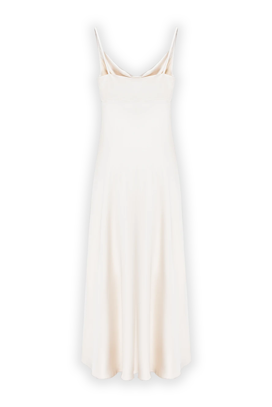 D.Exterior white satin fitted maxi slip dress 194188  Women dresses |  Domino Online Store Ukraine