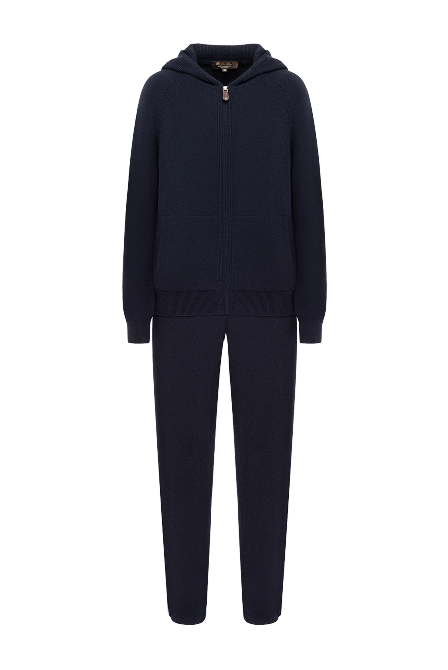 Loro Piana Кашеміровий прогулянковий костюм з капюшоном і звуженими брюками - логотип бренду. капюшон. 100% кашемір. блискавка, куліска. дві бічні кишені. Країна виробник: Італія. Догляд: спеціалізоване чищення - фото 1