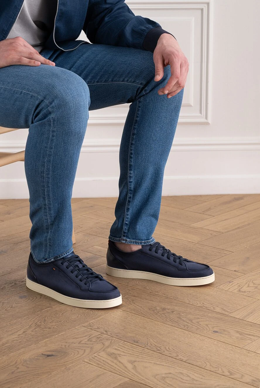 Santoni Кроссовки, Кеды,Сникеры - Страна производитель: Италия. Уход: специализированная чистка - фото 1