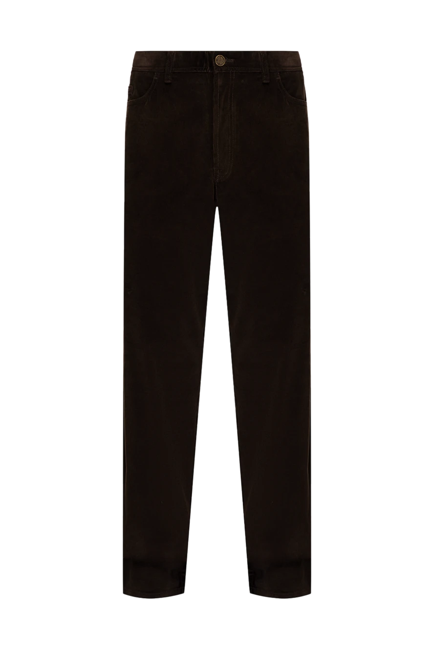 Brioni Джинсы из хлопка черные мужские - 98% хлопок, 2% эластан. пуговица, молния. три боковых кармана спереди, два кармана сзади. Страна производитель: Италия. Уход: специализированная чистка - фото 1