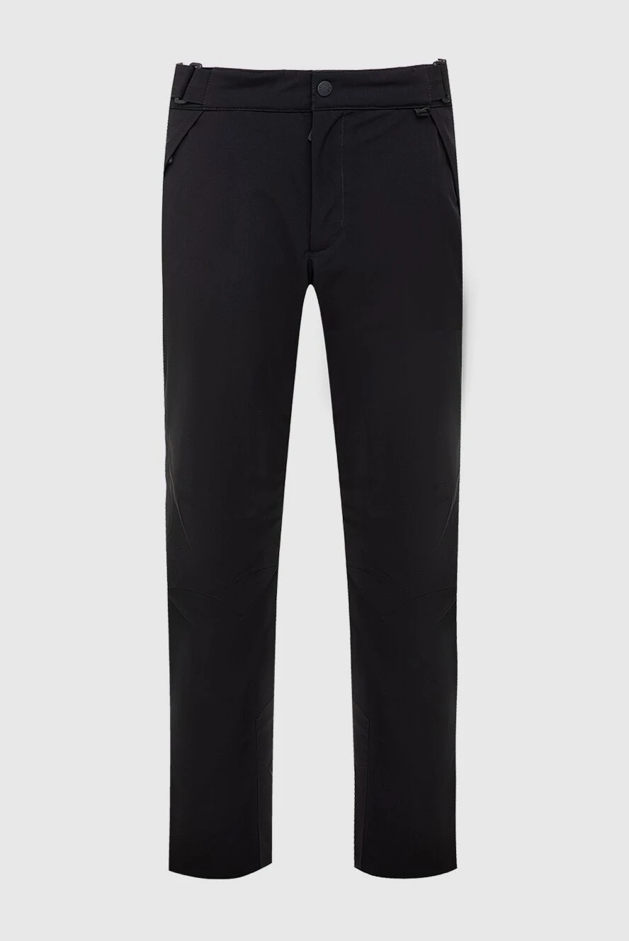 Moncler Sports pants for men made of polyamide and elastane black - 86% polyamide, 14% elastane. Closure: Zipper. Two side pockets, two back pockets. Country of manufacture: Italy. Care: specialized cleaning - photo 1