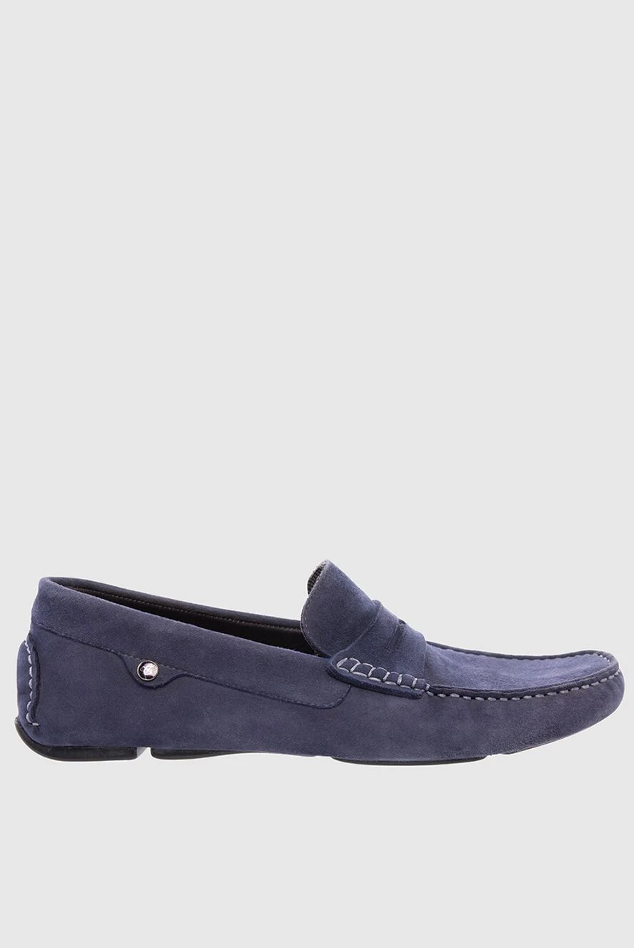Canali Мокасины мужские из замши фиолетовые - 100% замша. Внутренняя отделка: Кожа. Стелька: Кожа. Другие материалы. Страна производитель: Италия. Уход: специализированная чистка - фото 1