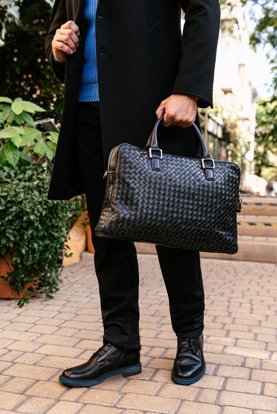 Gucci мужские ботинки из гладкой кожи с контрастной двухцветной